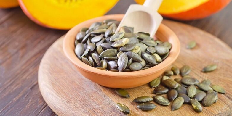 Pumpkin seeds used by a man daily will enhance the activity