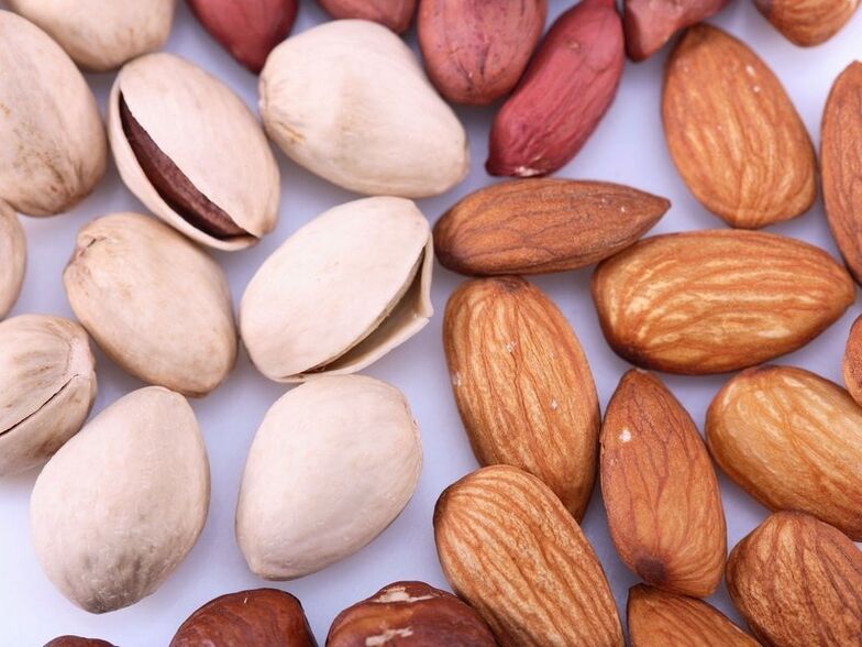 peanuts and almonds for activity