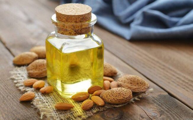 almond oil for power